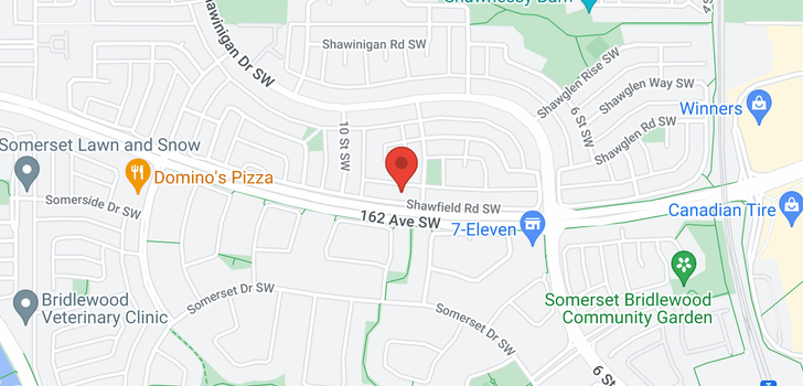 map of 237 Shawfield Road SW